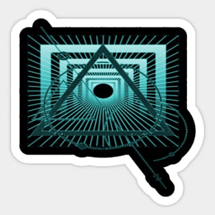 Triangle vision Sticker